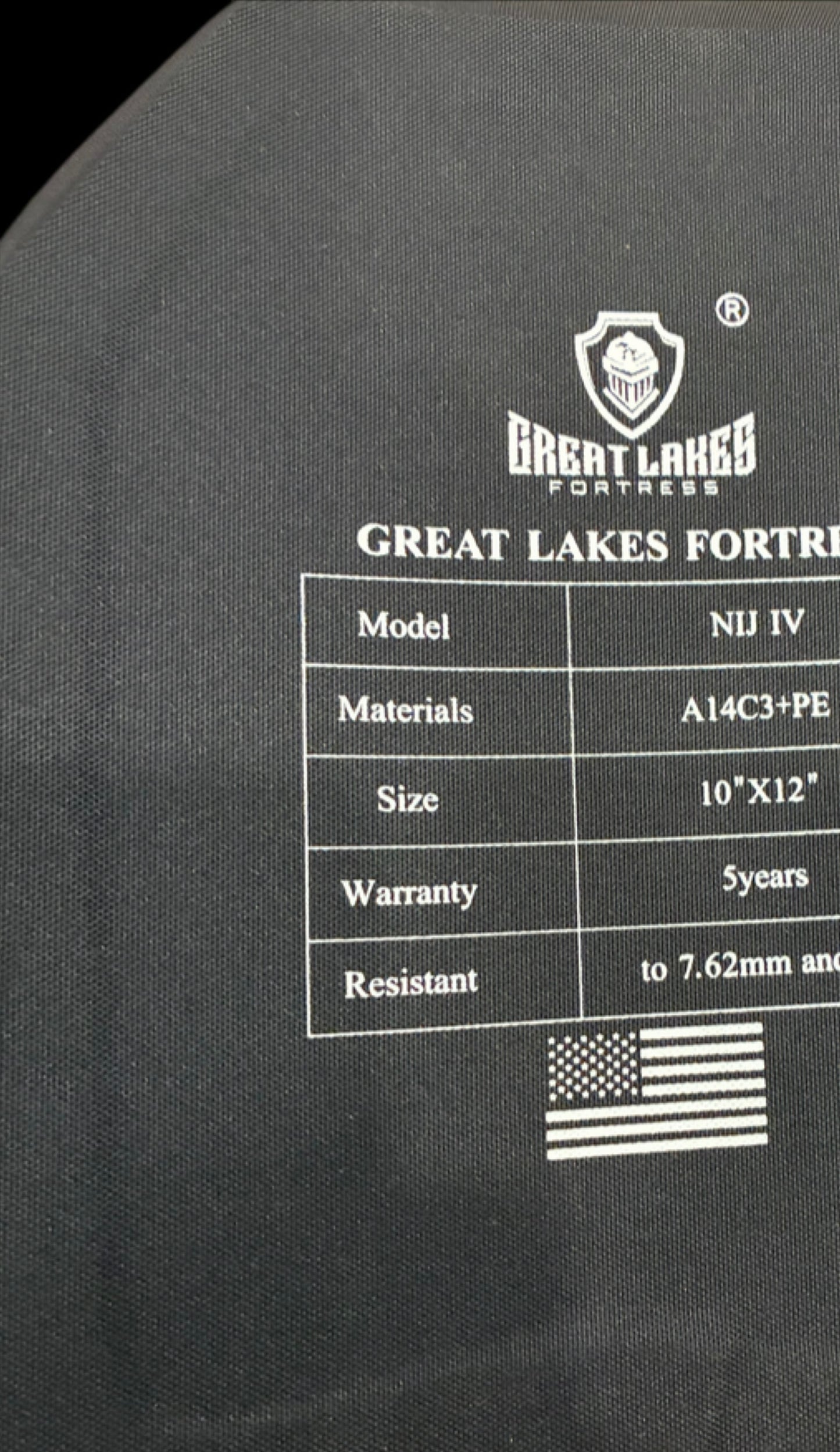 Level 4 (IV) ceramic armor plates set of 2 plates 10x12  standalone sapi