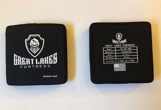 Set of 2 plates side plates 6x6 (ceramics)