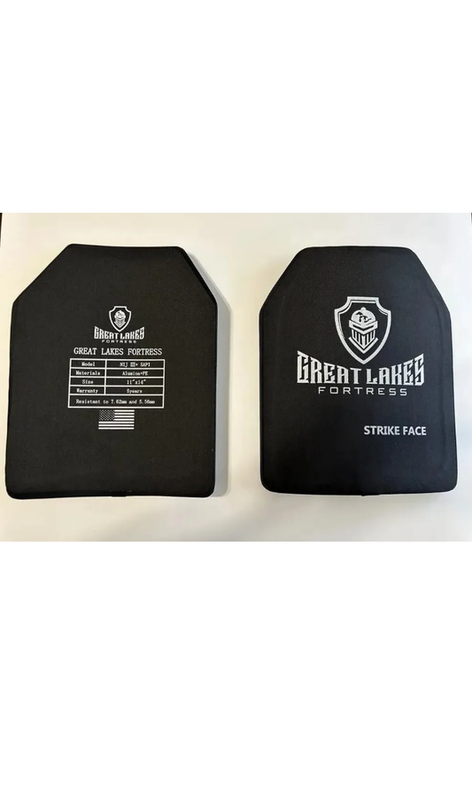 Level 3+ armor plates 11x14 ceramics set of 2