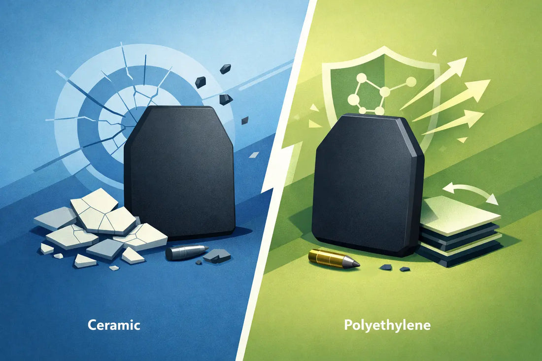 Ceramic Versus Polyethylene Armor Compared