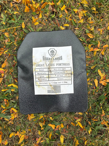 Level 3+ ceramics 10x12 armor plates set water proof coated